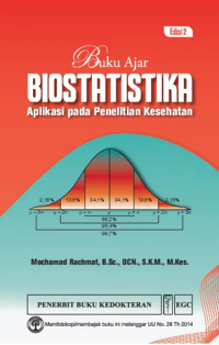 Image of Buku Ajar  Biostatistika : Aplikasi pada Penelitian Kesehatan