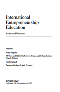 Image of International Entrepreneurship Education : Issues and Newness
