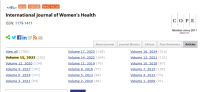 Image of International Journal of Women's Health