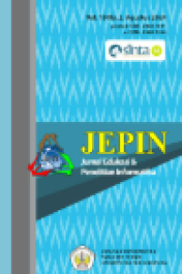 Image of JEPIN ( Jurnal Edukasi & Penelitian Informatika ) Vol 10, No 2 (2024)
