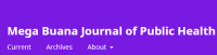 Image of Mega Buana Journal of Public Health