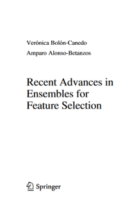Image of Recent Advances in Ensembles for Feature Selection